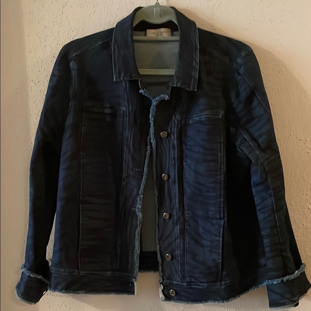 Women’s dark blue denim jacket
